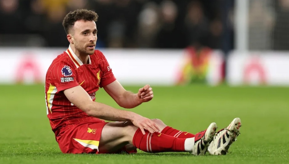 Cedera membuat karir Diogo Jota di Liverpool mengalami pasang surut.