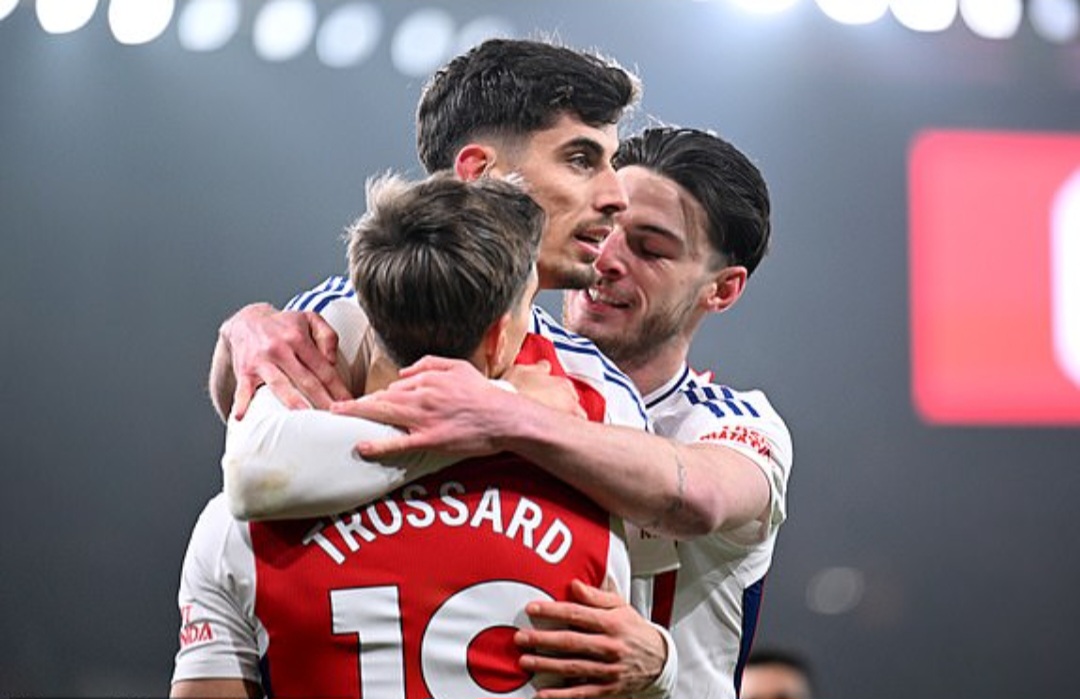 Gol Kai Havertz belum cukup membawa Arsenal mengalahkan Aston Villa.