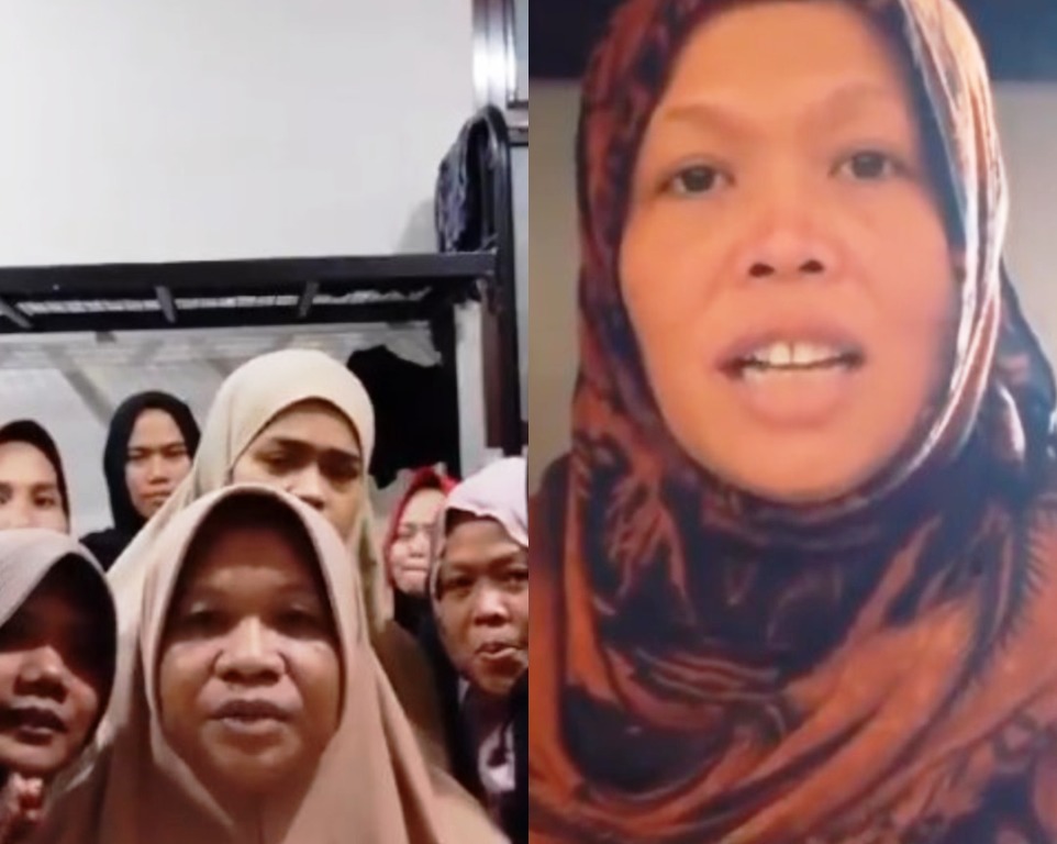 Potongan video viral para TKW asal Indonesia yang bekerja di Arab Saudi meminta pertolongan kepada Presiden Prabowo untuk dipulangkan ke Indonesia.