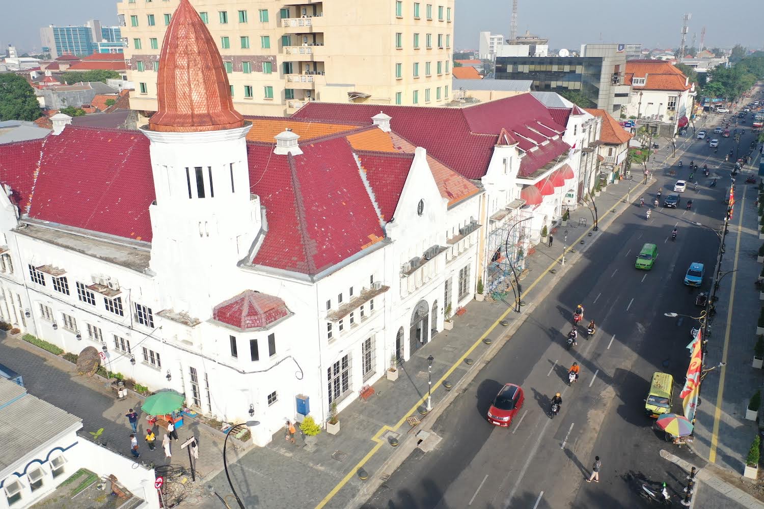 DESTINASI UNGGULAN: Kota Lama Surabaya memiliki banyak potensi yang masih bisa dikembangkan dan ditawarkan kepada investor.