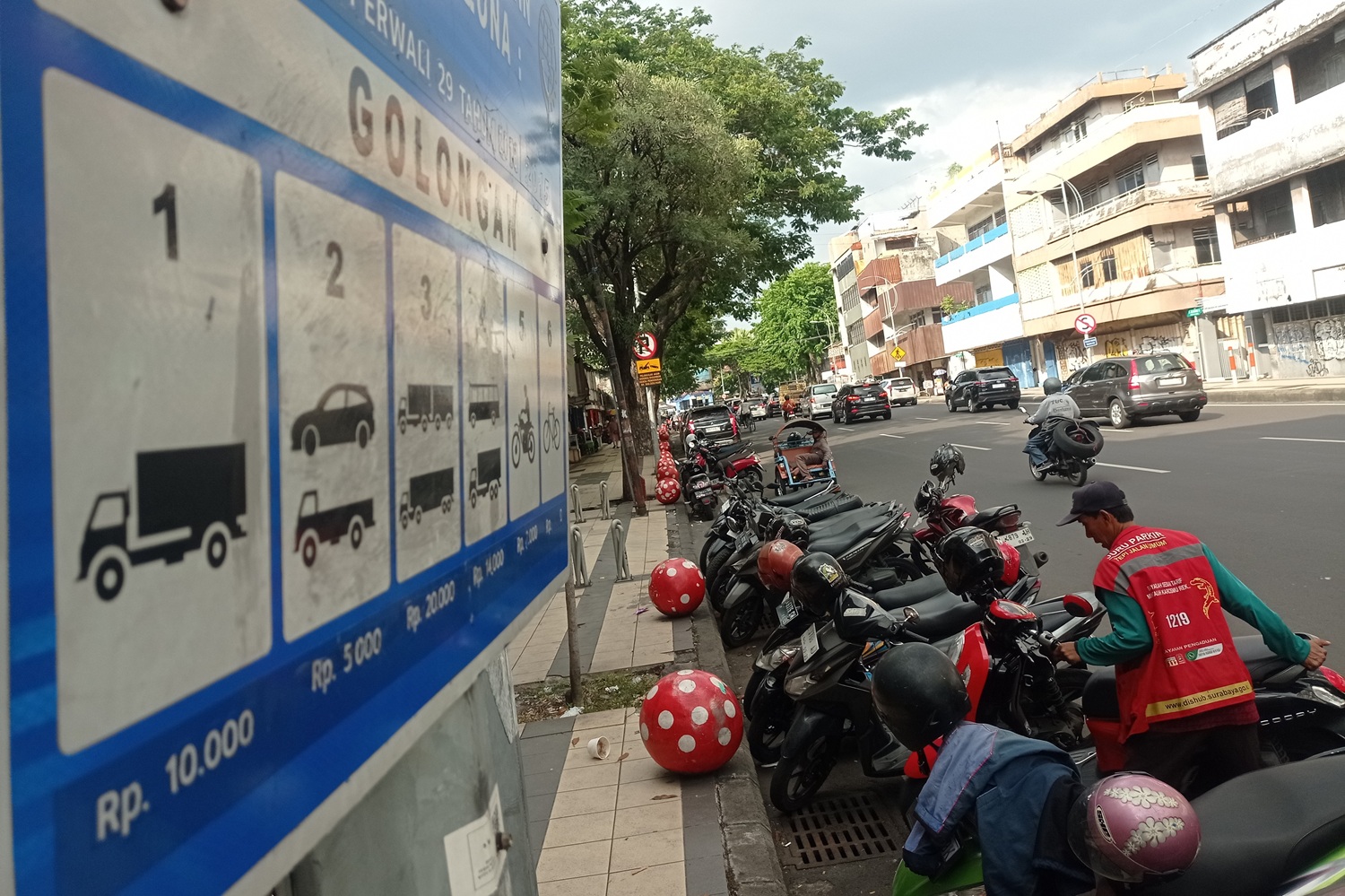 Realisasi PAD 2024 dari sektor parkir tidak mencapai target.
