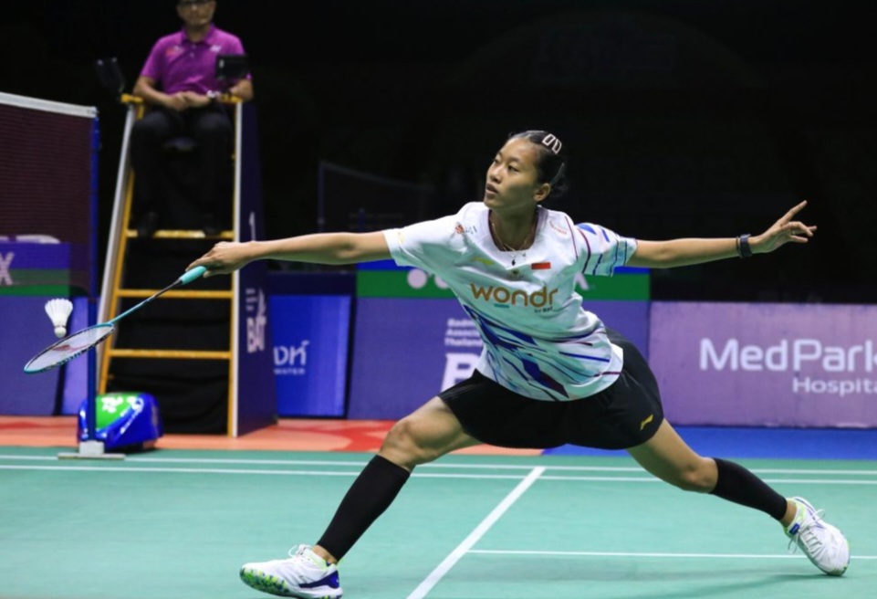 Putri Kusuma Wardani gagal melaju ke babak final Thailand Masters 2025.