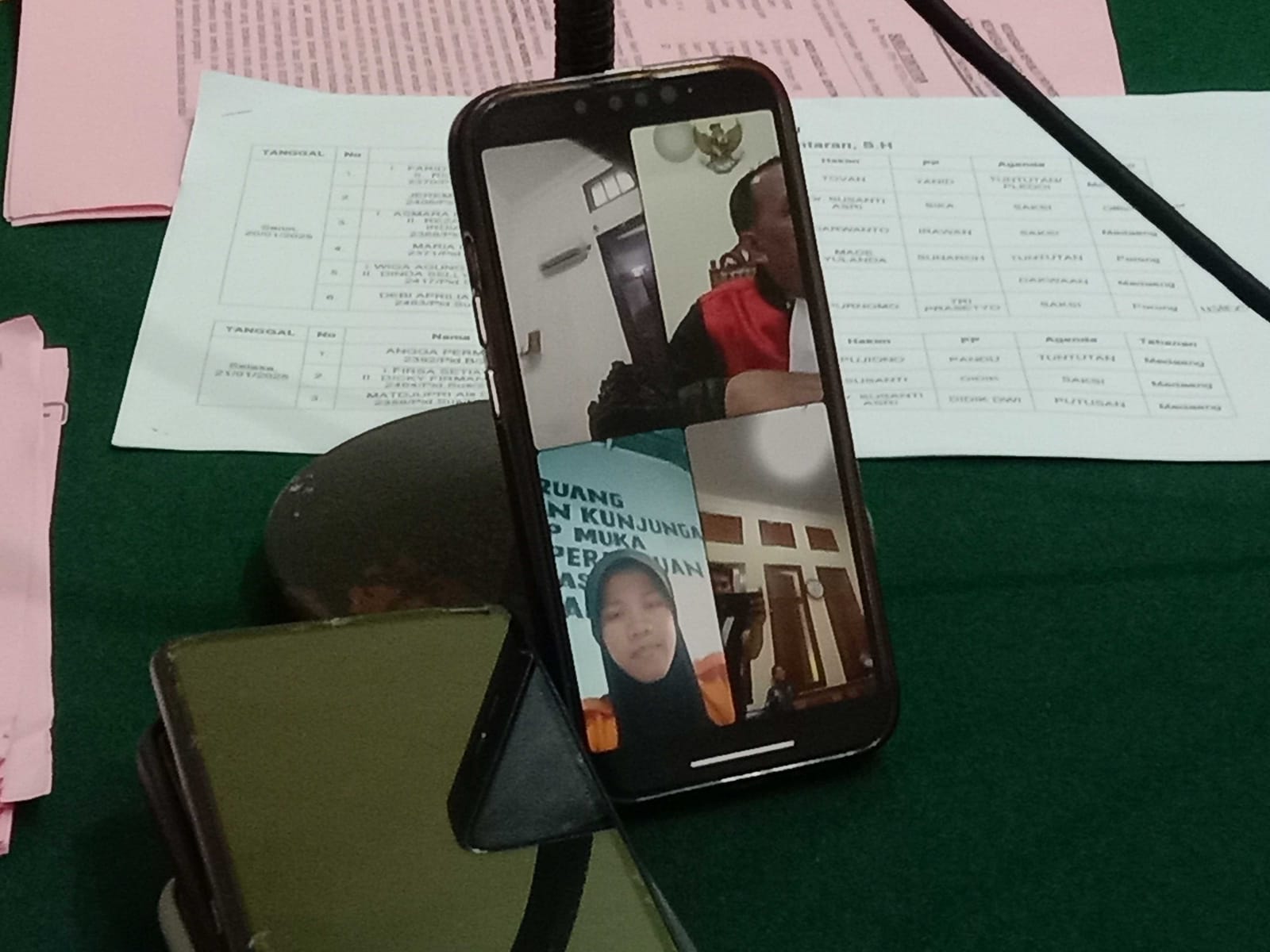 Debi disidang secara daring di Surabaya. Joki CPNS apes. (IST)