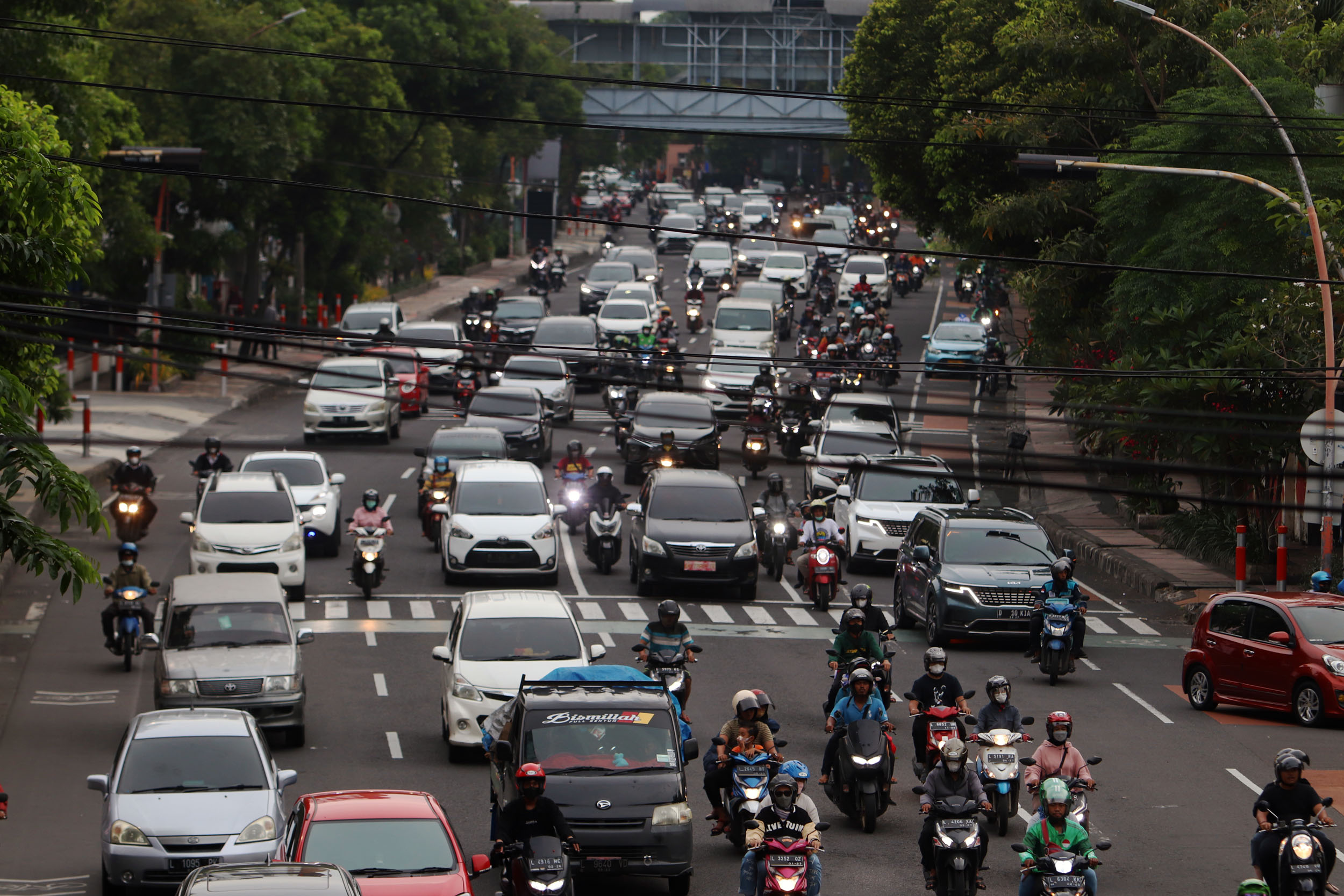 Terdapat 25 titik kemacetan di jalanan Surabaya yang membutuhkan solusi jangka panjang.