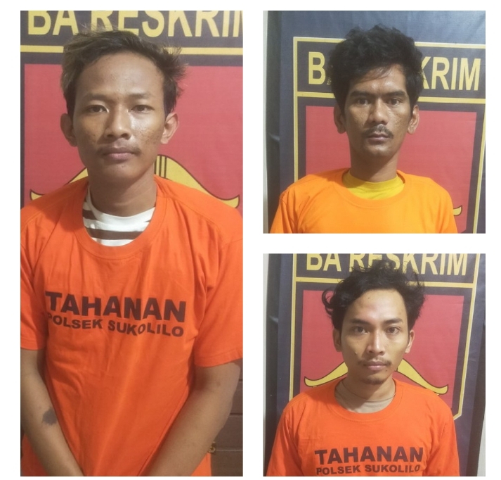 Tiga bandit motor Surabaya Utara diciduk polisi. [IST]