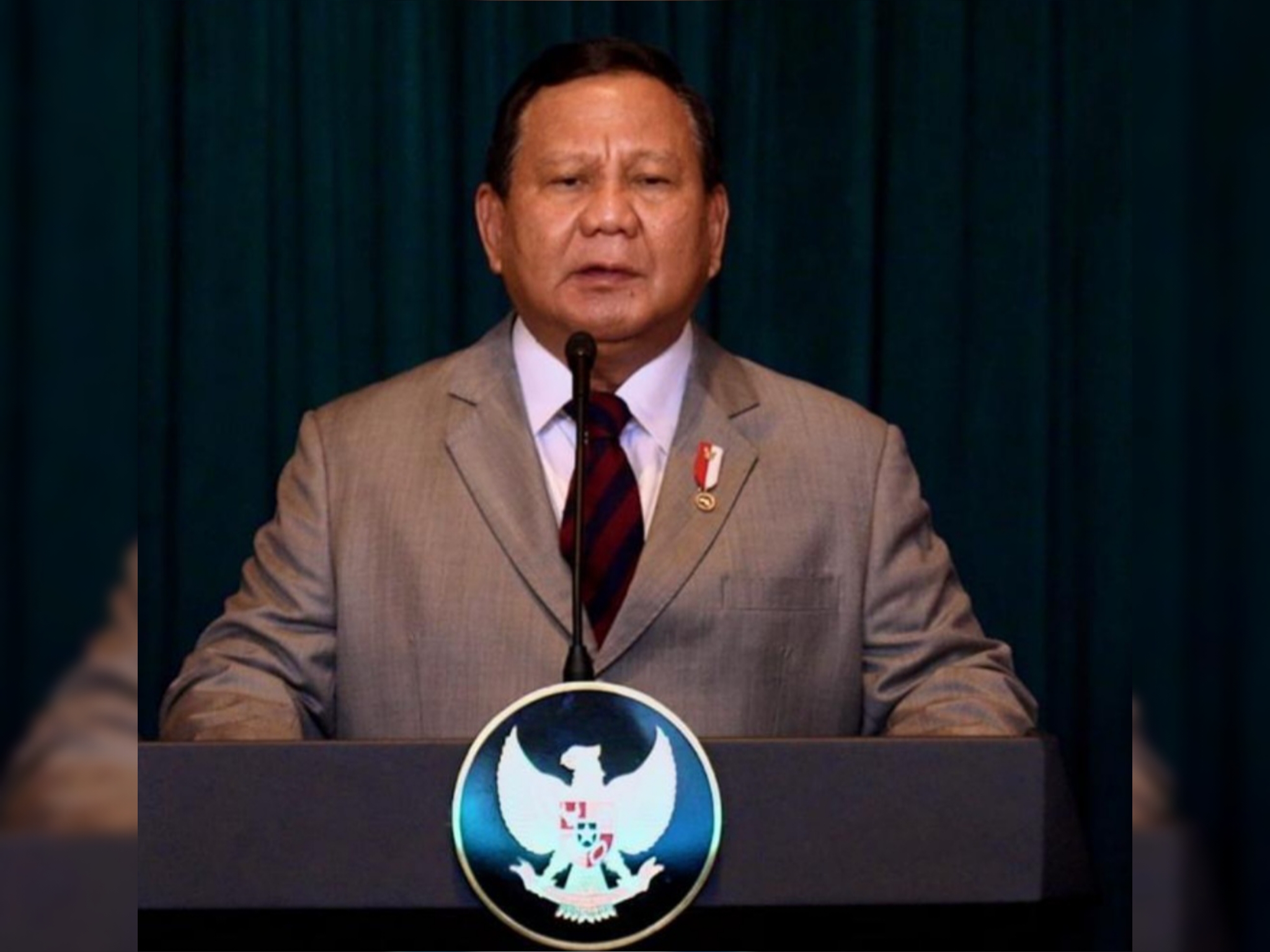 Presiden Republik Indonesia Prabowo Subianto.