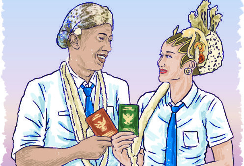 Ilustrasi pernikahan anak.