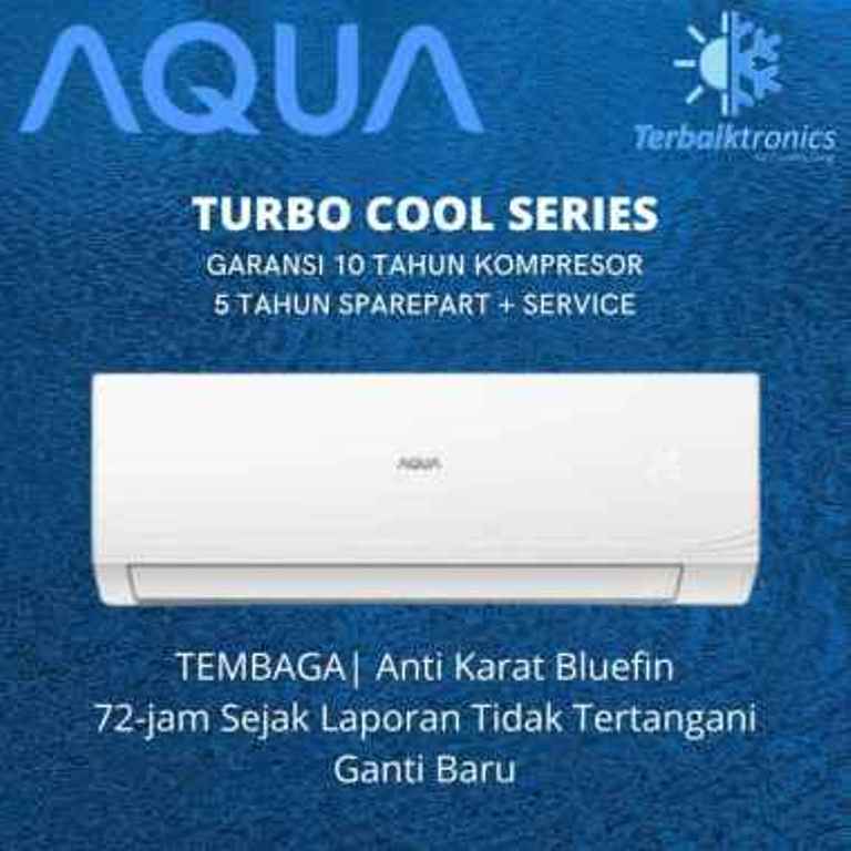 UNGGULAN: AC Aqua 1/2 PK menjadi pilihan yang ideal bagi banyak orang yang ingin menikmati kesejukan tanpa menguras banyak daya listrik.