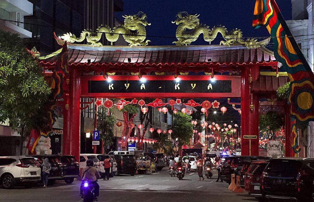 PECINAN: Kawasan Kembang Jepun di Pabean Cantikan menjadi Little China bagi kota Surabaya.