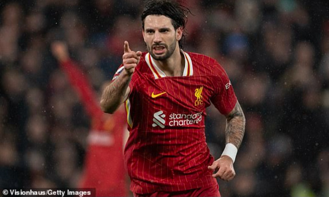 Dominik Szoboszlai cetak gol pertama Liverpool saat menghadapi Newcastle United.