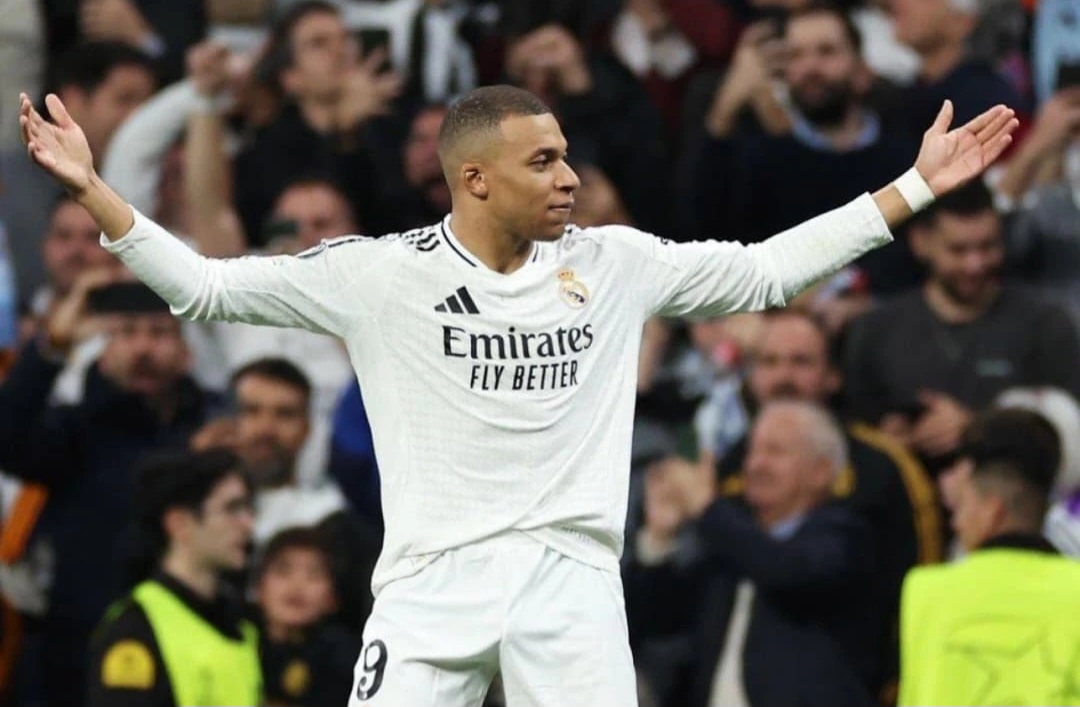 Kylian Mbappe jadi andalan Real Madrid saat menjamu Atletico Madrid.