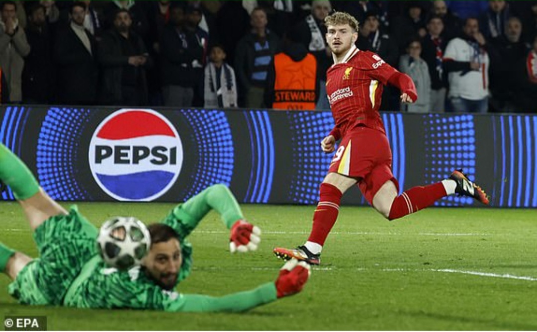 Harvey Elliott bawa Liverpool kalahkan Paris Saint-Germain dengan gol tinggalnya.