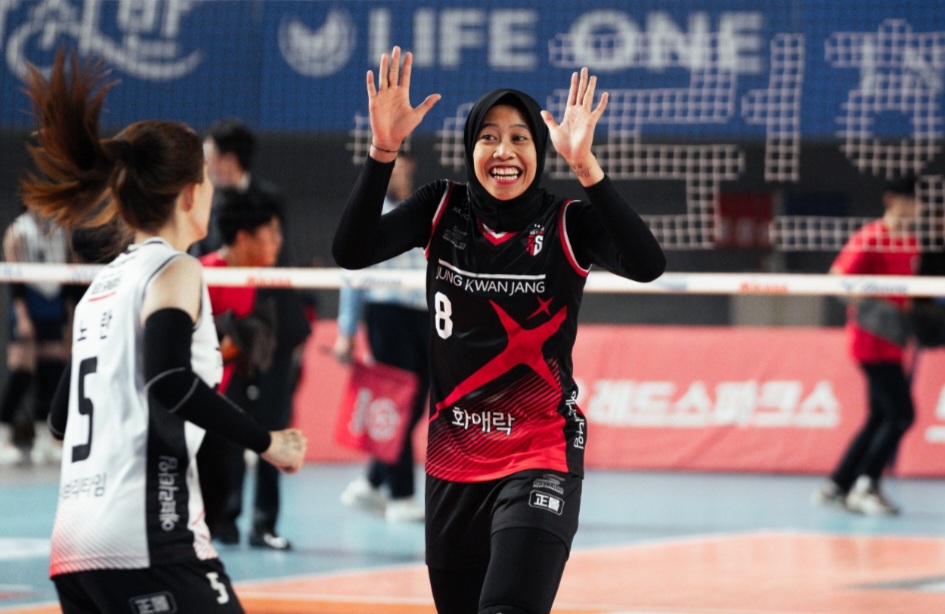 Megawati Hangestri Pertiwi tetap tenang menghadapi situasi kontraknya di Liga Voli Korea.