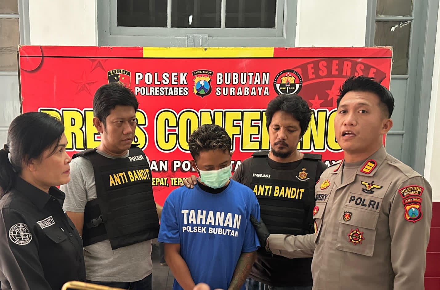 Residivis curanmor beraksi di Dupak Surabaya. Tidak kapok. (IST)