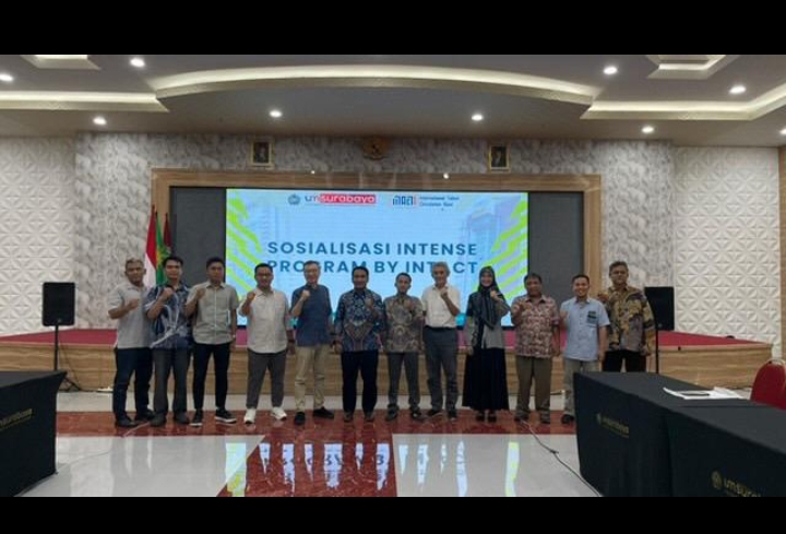 Sosialisasi Program INTENSE (International Talent Circulation Base) yang berlangsung di Gedung G Lantai 7 UMSurabaya. (IST)