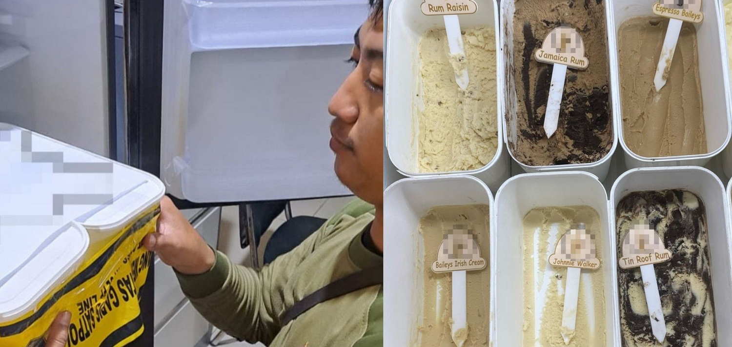 MELANGGAR ATURAN: Es krim viral yang diduga mengandung alkohol 40 persen kini masih dala pemeriksaan laboratorium.