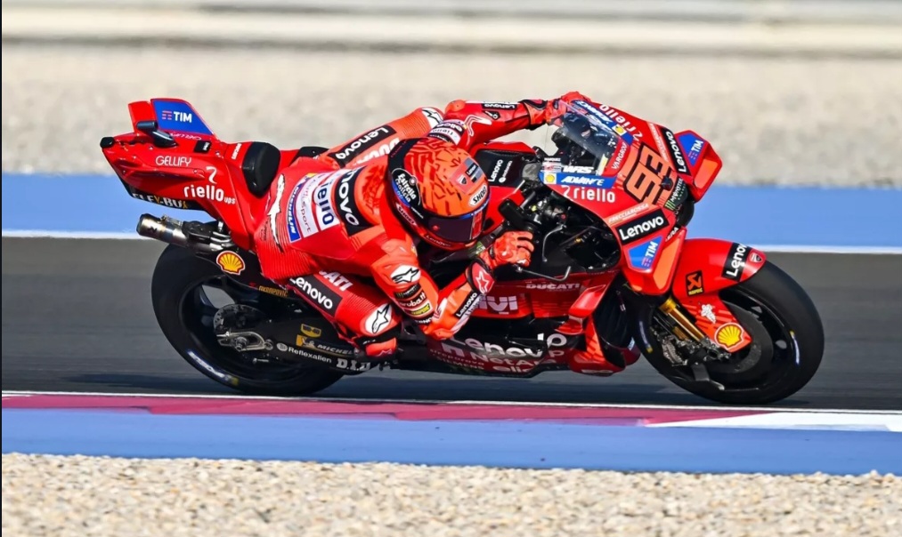 Marc Marquez raih pole position di MotoGP Bahrain.