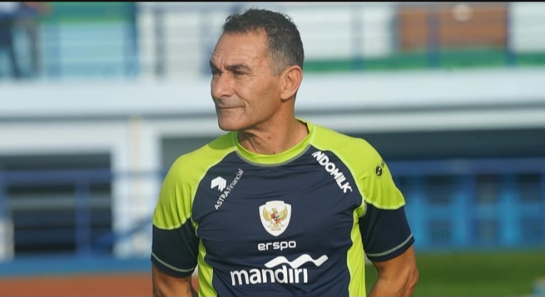 Gerald Vanenburg, pelatih Timnas Indonesia  U-23.