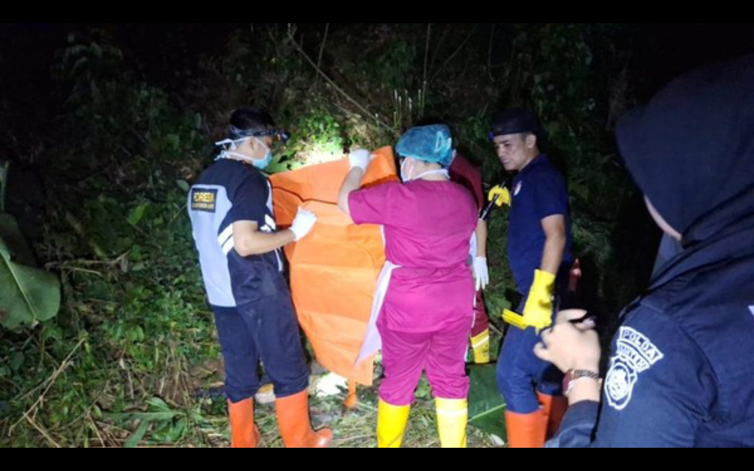 Tragis : Aparat kepolisian berhasil menemukan potongan tubuh SA yang menjadi korban mutilasi kekasihnya.