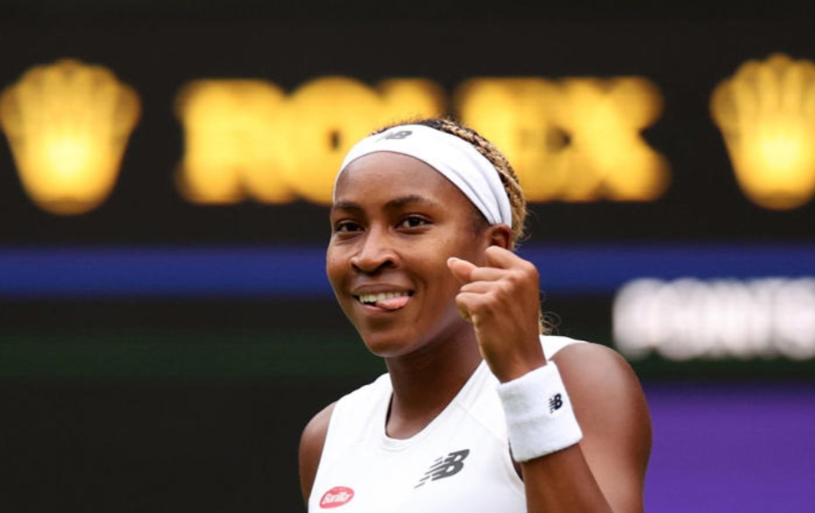 Coco Gauff menunjukkan mental juara saat berhasil mengalahkan Dayana Yastremska.