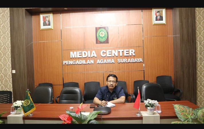 Media center di Pengadilan Agama Surabaya. (IST)