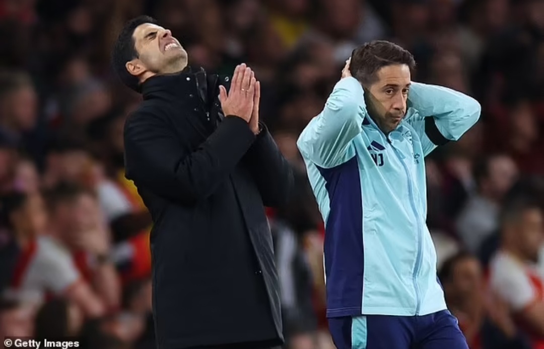 Mikel Arteta meminta para penggemar untuk memainkan peran mereka, tetapi timnya hanya menghasilkan sedikit hal yang bisa dirayakan