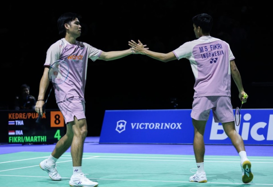 Ganda putra Daniel Marthin dan Muhammad Shohibul Fikri.