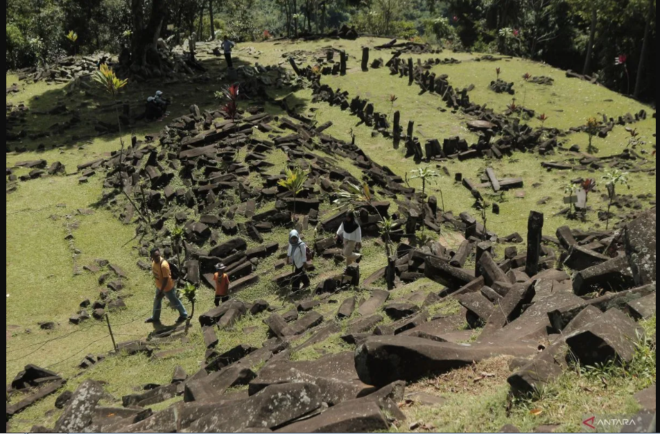 Situs prasejarah Gunung Padang di Cianjur, Jawa Barat. (IST)