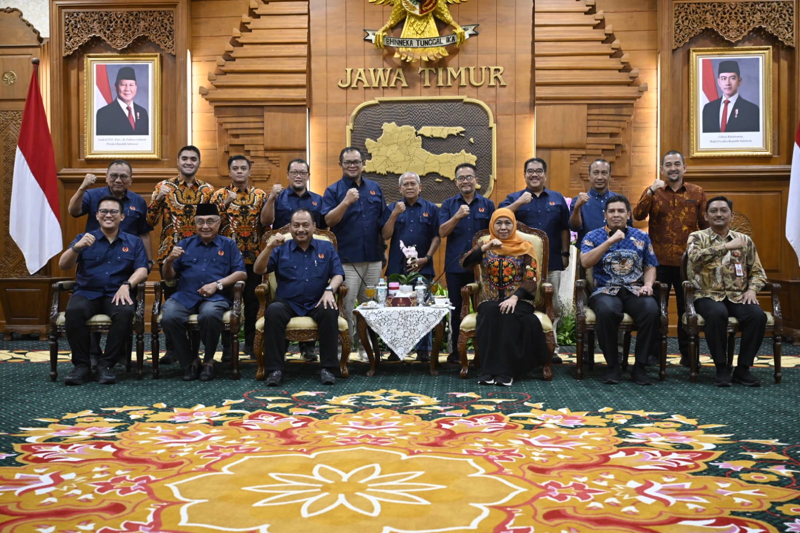 Gubernur Khofifah Indar Parawansa berharap Porprov IX Jatim 2025 bisa berjalan sukses.
