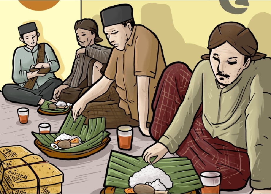 Ilustrasi kenduren.