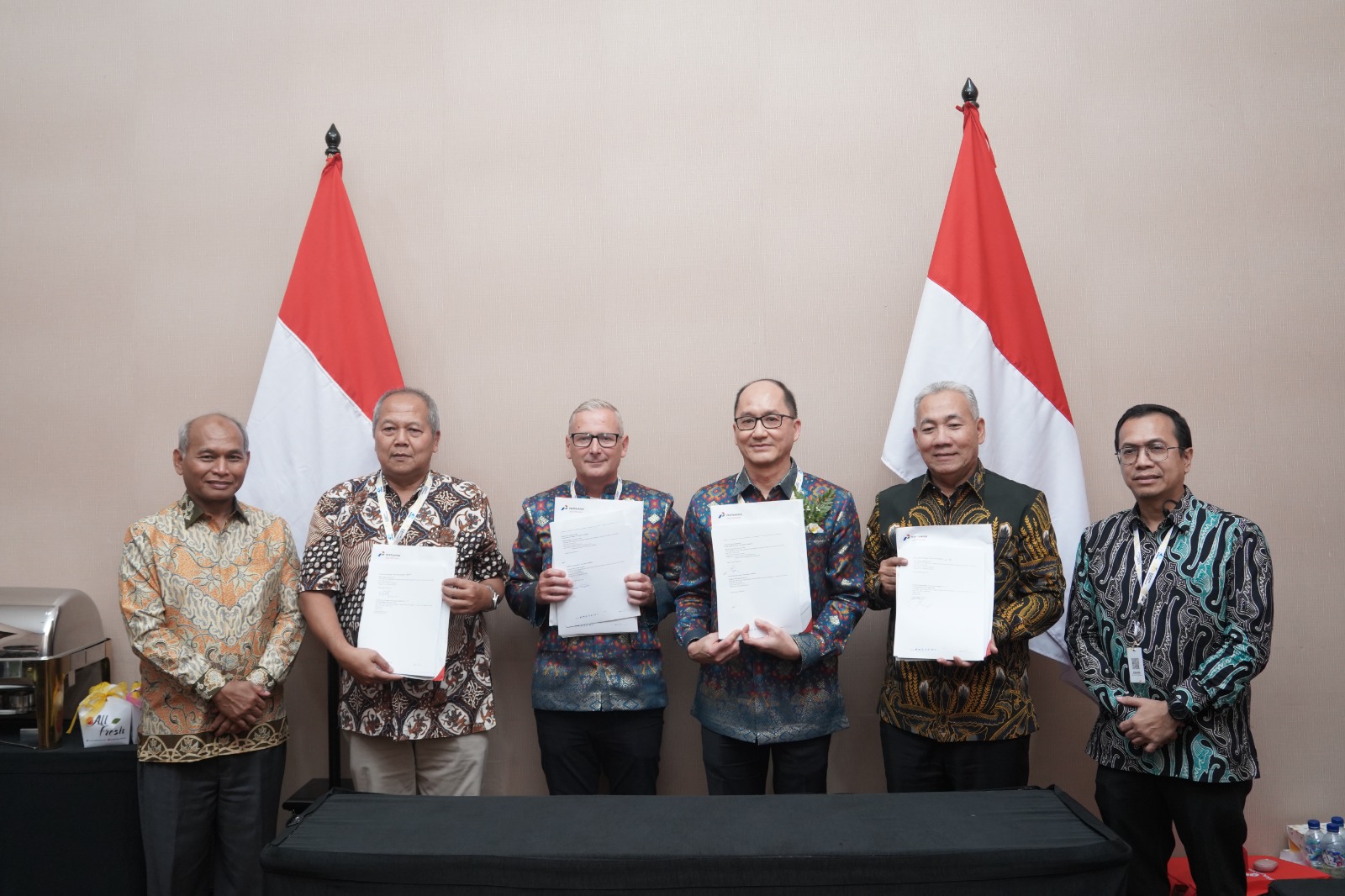Penandatanganan Domestic Swap Agreement dan Gas Sales Agreement oleh PGN dengan West Natuna Group untuk memenuhi kebutuhan gas domestik, bertepatan dengan IPA Convex 2025 pada Rabu (21/5).