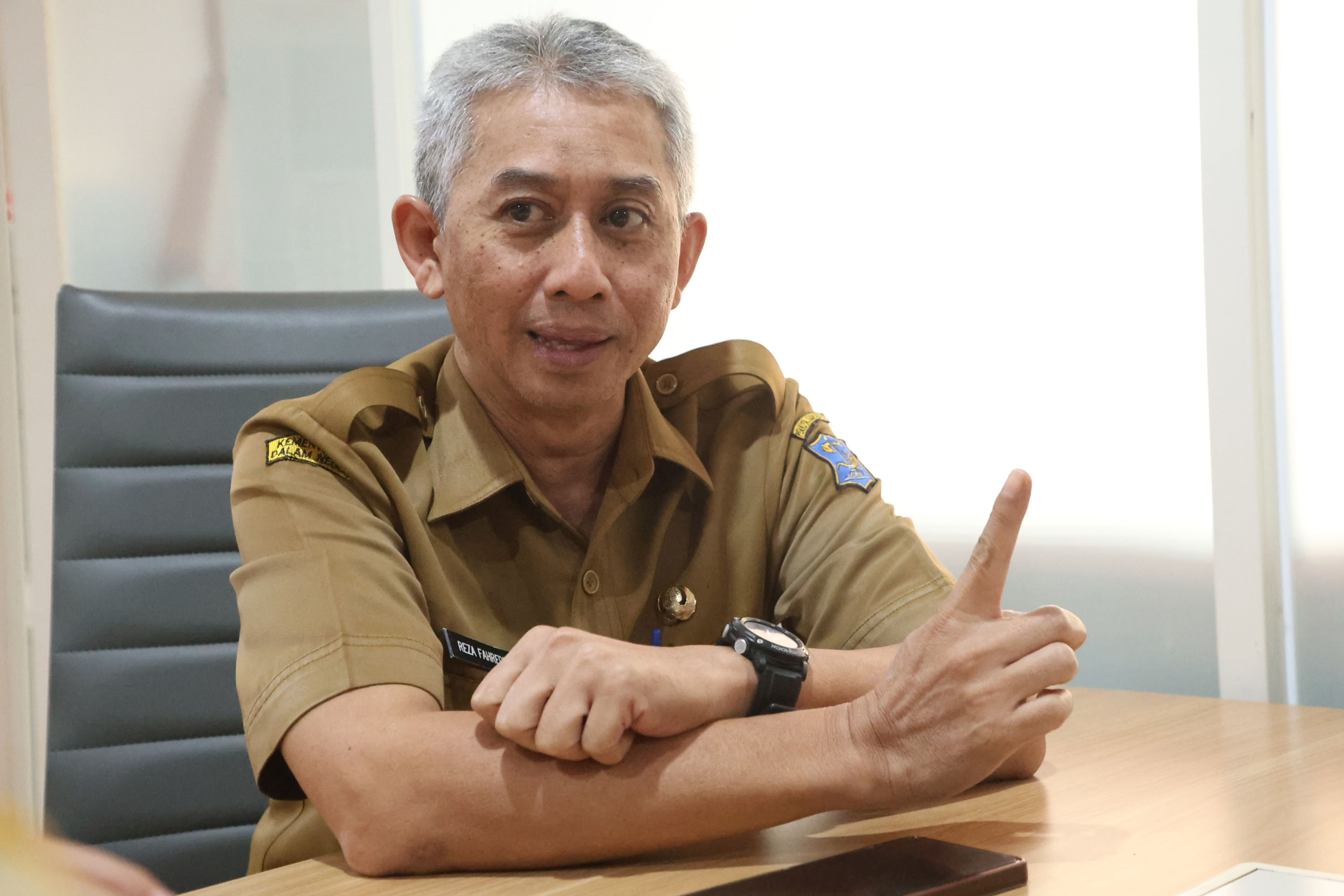 Kepala Bidang Koperasi Dinkopumdag Kota Surabaya Reza Fahreddy.