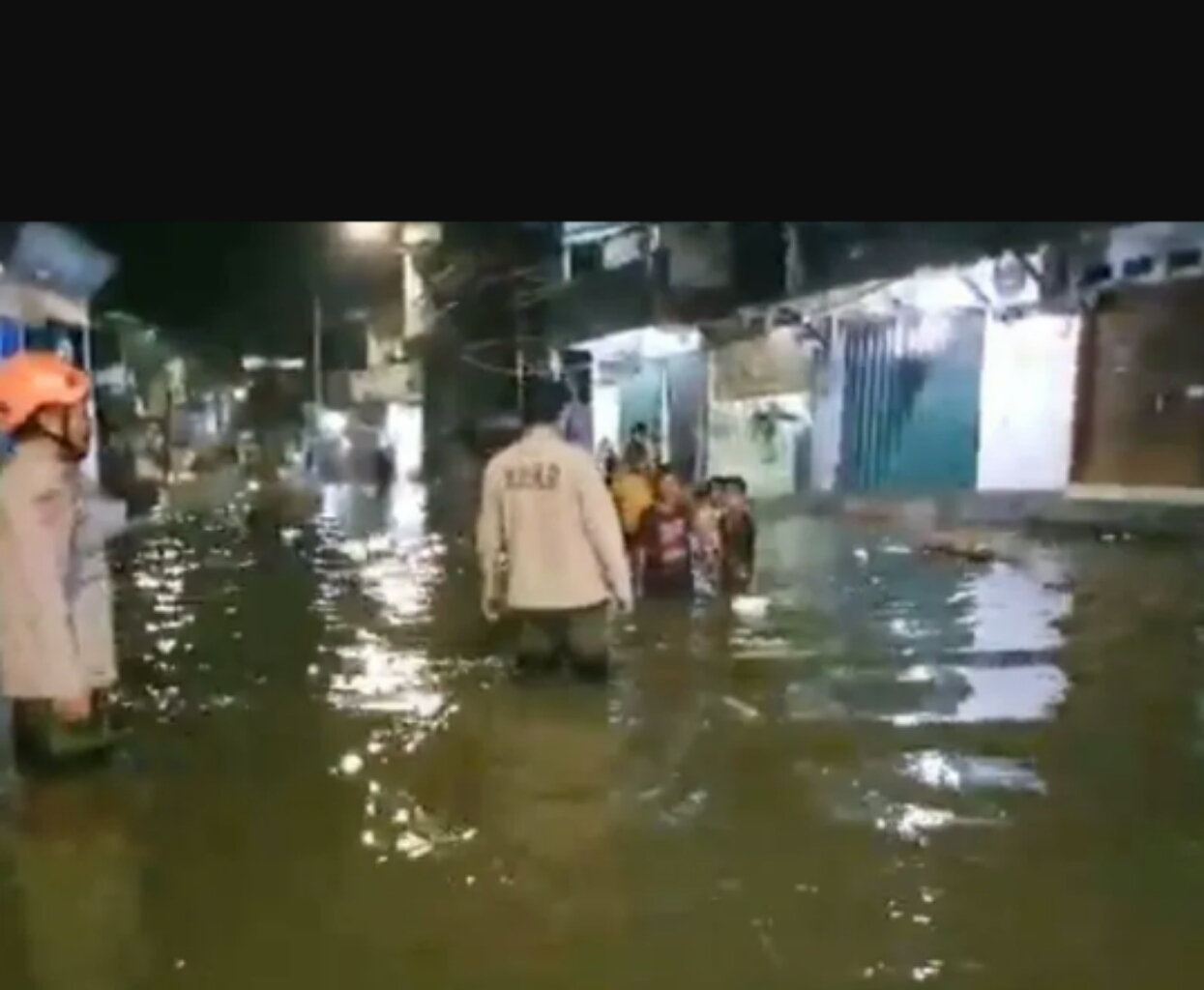 Kawasan terdampak banjir rob di pesisir Jakarta Utara. (IST)