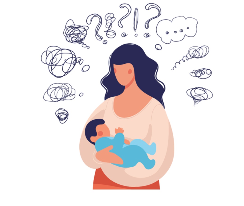 Ilustrasi postpartum depression.