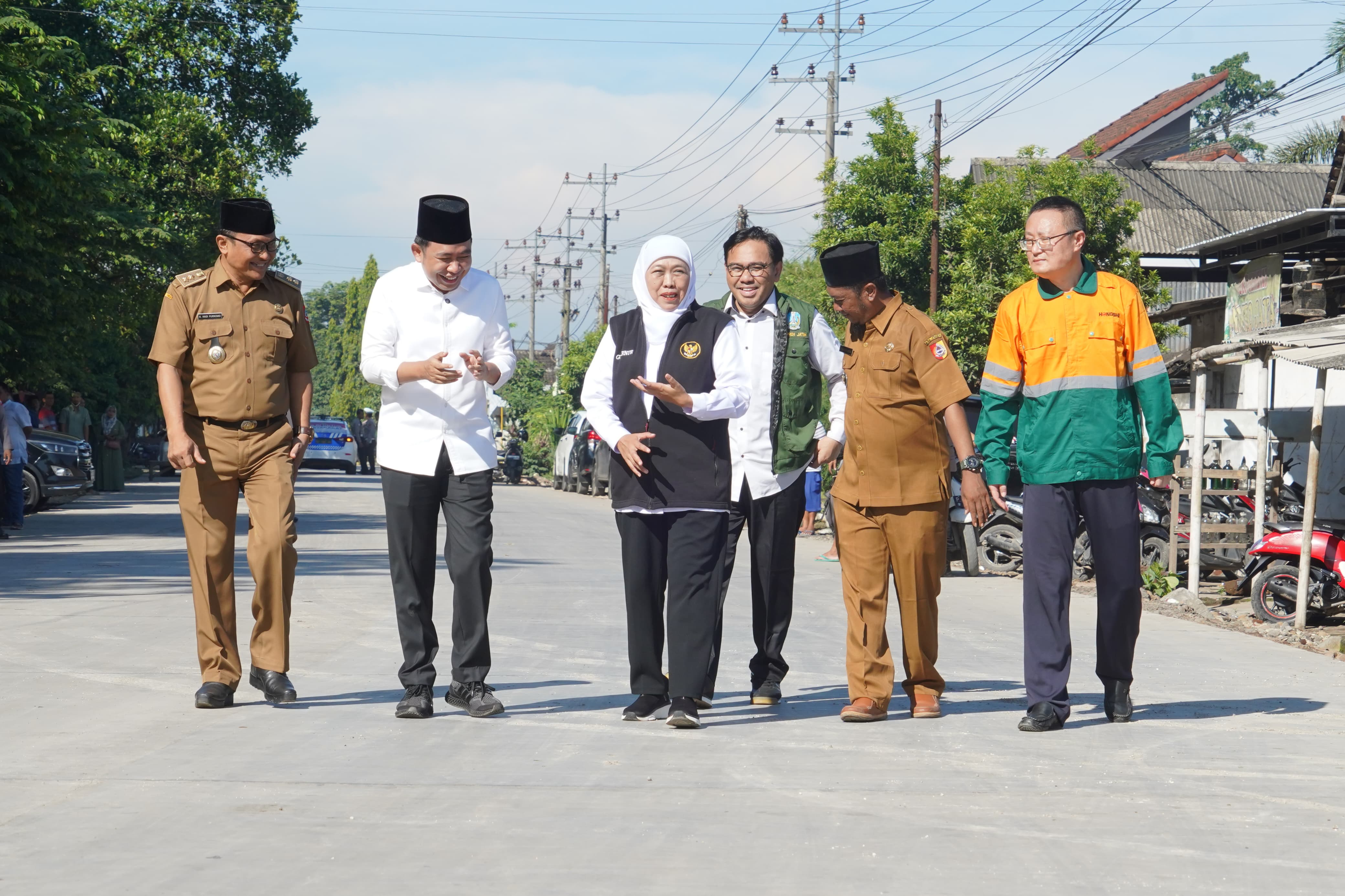 MULUS: Program pembangunan jalan yang digalakkan Gubernur Jawa Timur Khofifah Indar Parawansa terbukti membawa dampak nyata bagi Kabupaten Jember.