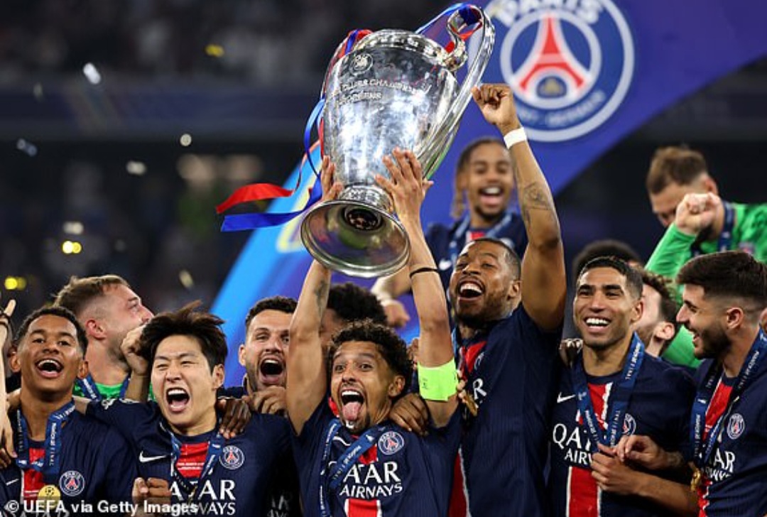 Paris Saint-Germain akhirnya juara Liga Champions dengan aksi yang gemilang.