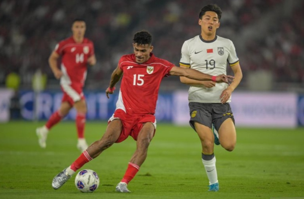 Ricky Kambuaya tampil impresif saat menghadapi Tiongkok, Kamis malam.