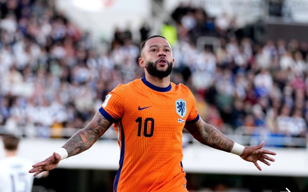 Memphis Depay tampil mengesankan saat De Oranje Belanda menang atas Finlandia.