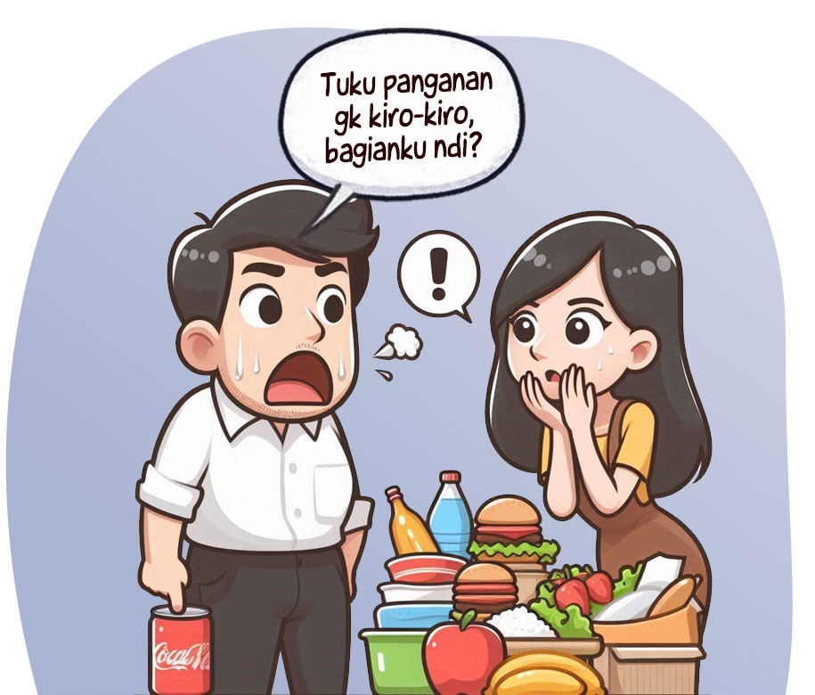 Ilustrasi rumah tangga Donwori dan Karin. (AI/ABDUL ROZAK/RADAR SURABAYA)