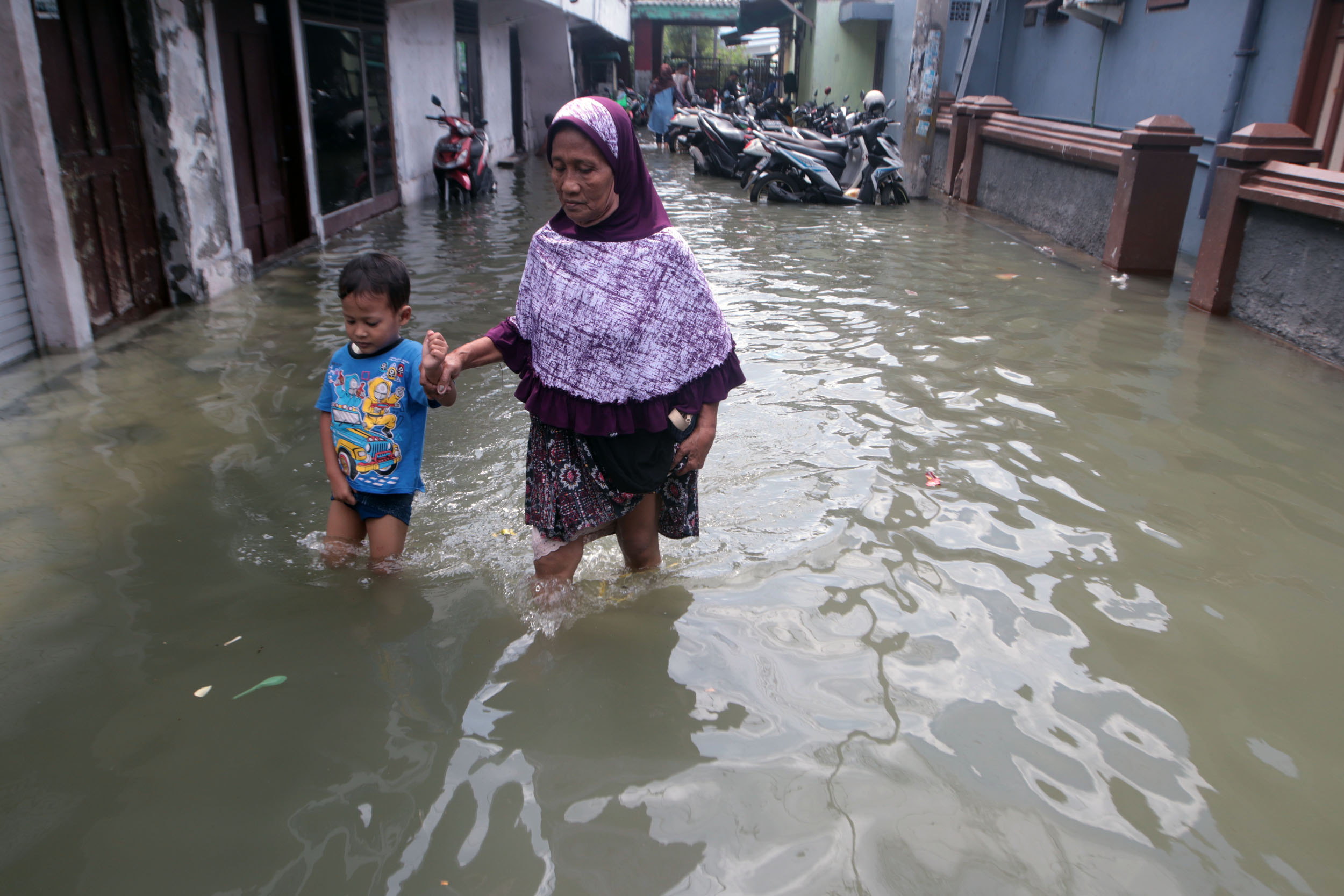 Banjir rob menjadi fenomena yang sering terjadi, khususnya di Kawasan pesisir Surabaya.