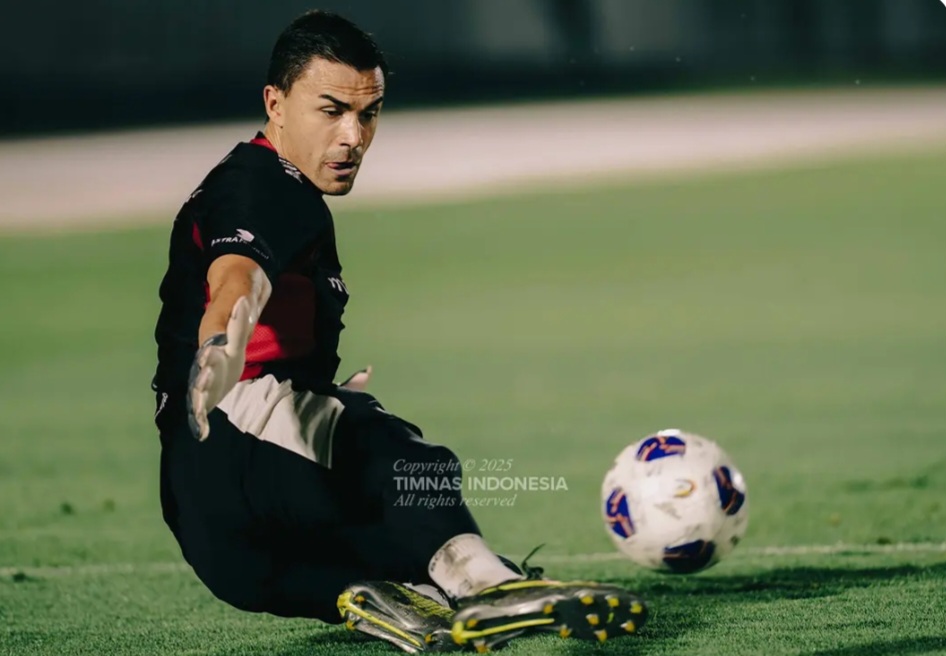 Emil Audero tampil mengesankan saat Indonesia menghadapi Tiongkok.