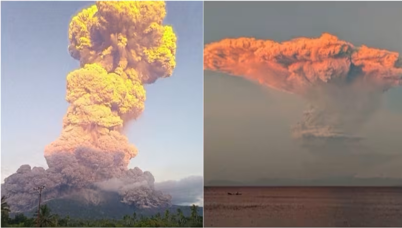 Gunung Lewotobi Laki-Laki di NTT kembali erupsi setelah sempat reda. (IST)