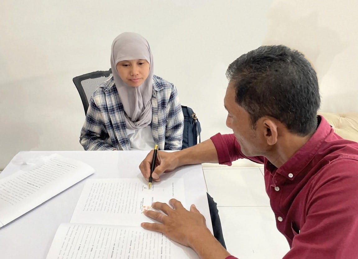 KESEPAKATAN: Penandatanganan Surat kerja sama antara PT Indie Syafa Transforma dengan Subkontraktor.