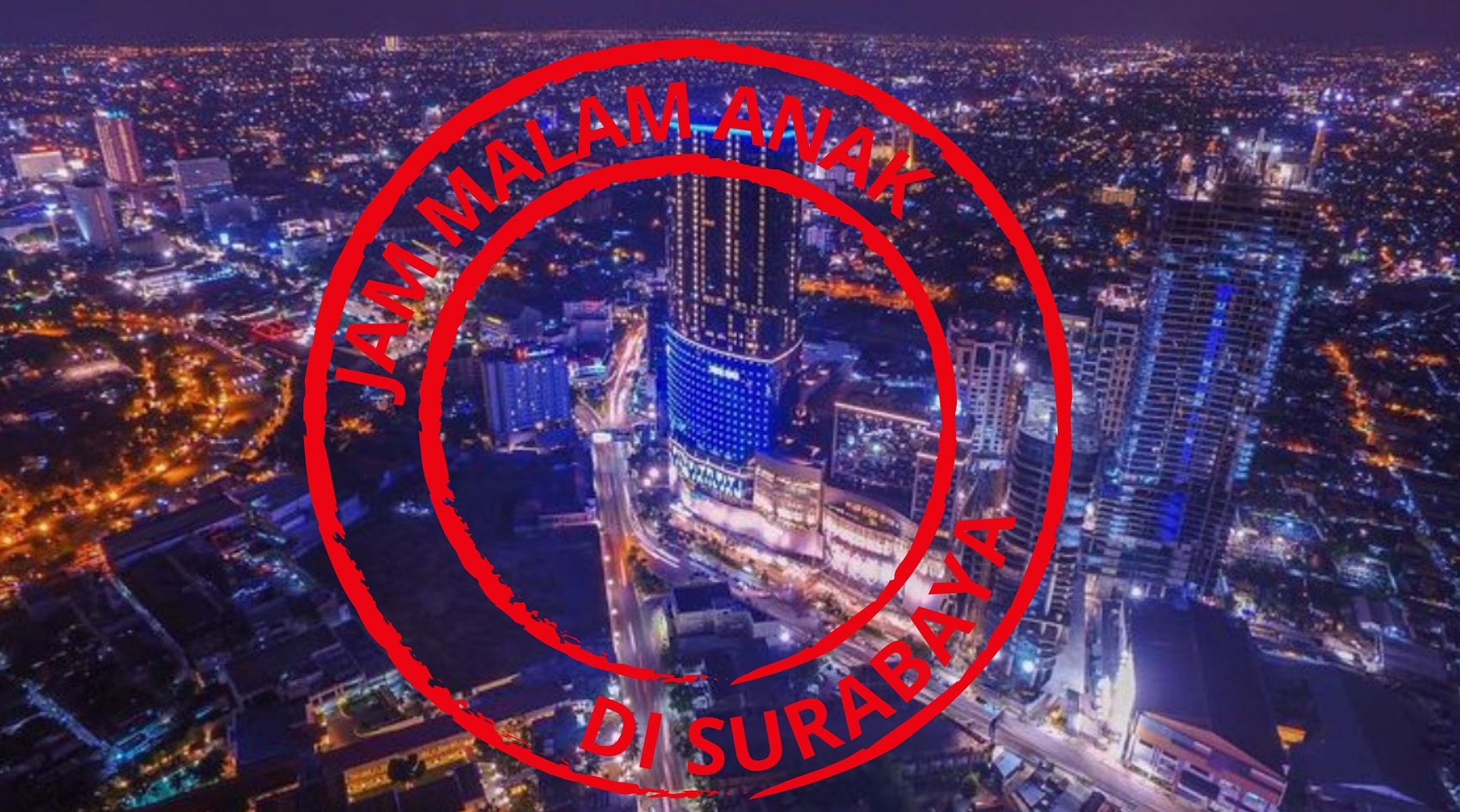 Ilustrasi jam malam anak.