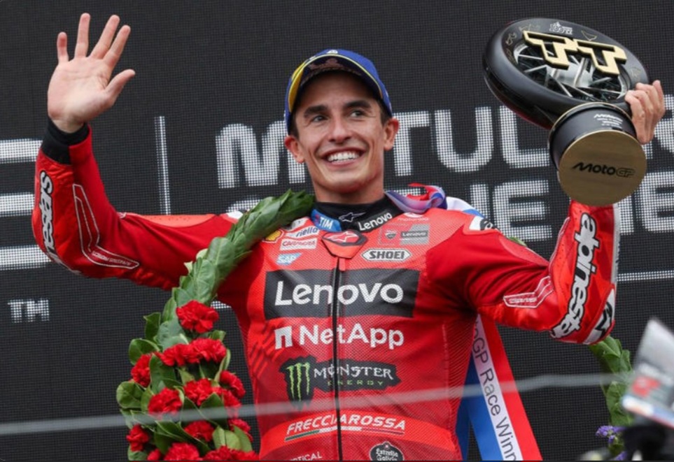 Marc Marquez masih pimpin klasemen MotoGP 2025.