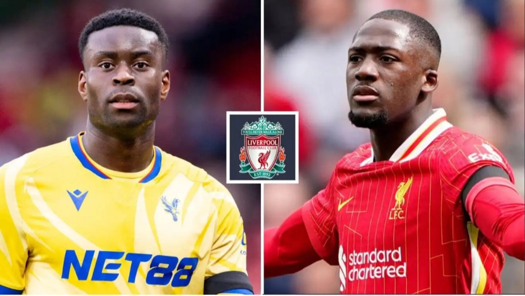 Marc Guehi (kiri) dan Ibrahima Konate