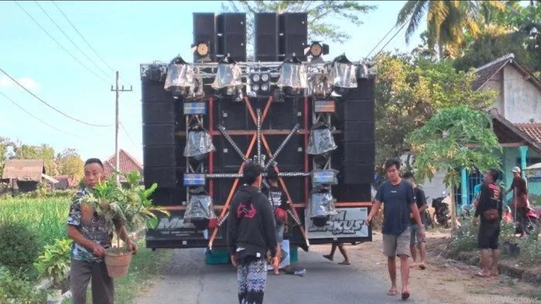 Ilustrasi sound horeg.