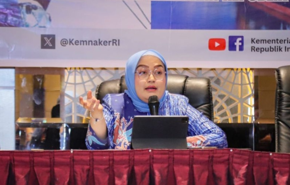 Dirjen Pembinaan Hubungan Industrial dan Jaminan Sosial Tenaga Kerja Kemnaker Indah Anggoro Putri. ANTARA/HO-Kemnaker RI