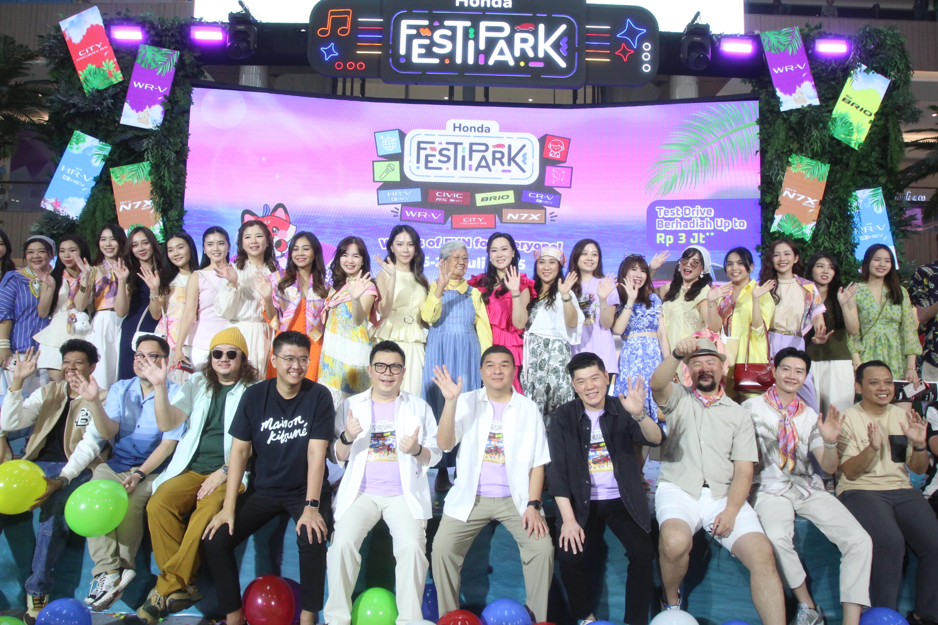 MERIAH: Pembukaan Honda&nbsp;Festipark Grand Atrium Pakuwon Mall Surabaya, tanggal 16 &ndash; 20 Juli 2025.