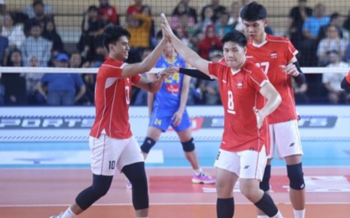 Timnas Voli Indonesia kesulitan kalahkan Filipina di leg 2 SEA V League 2025.